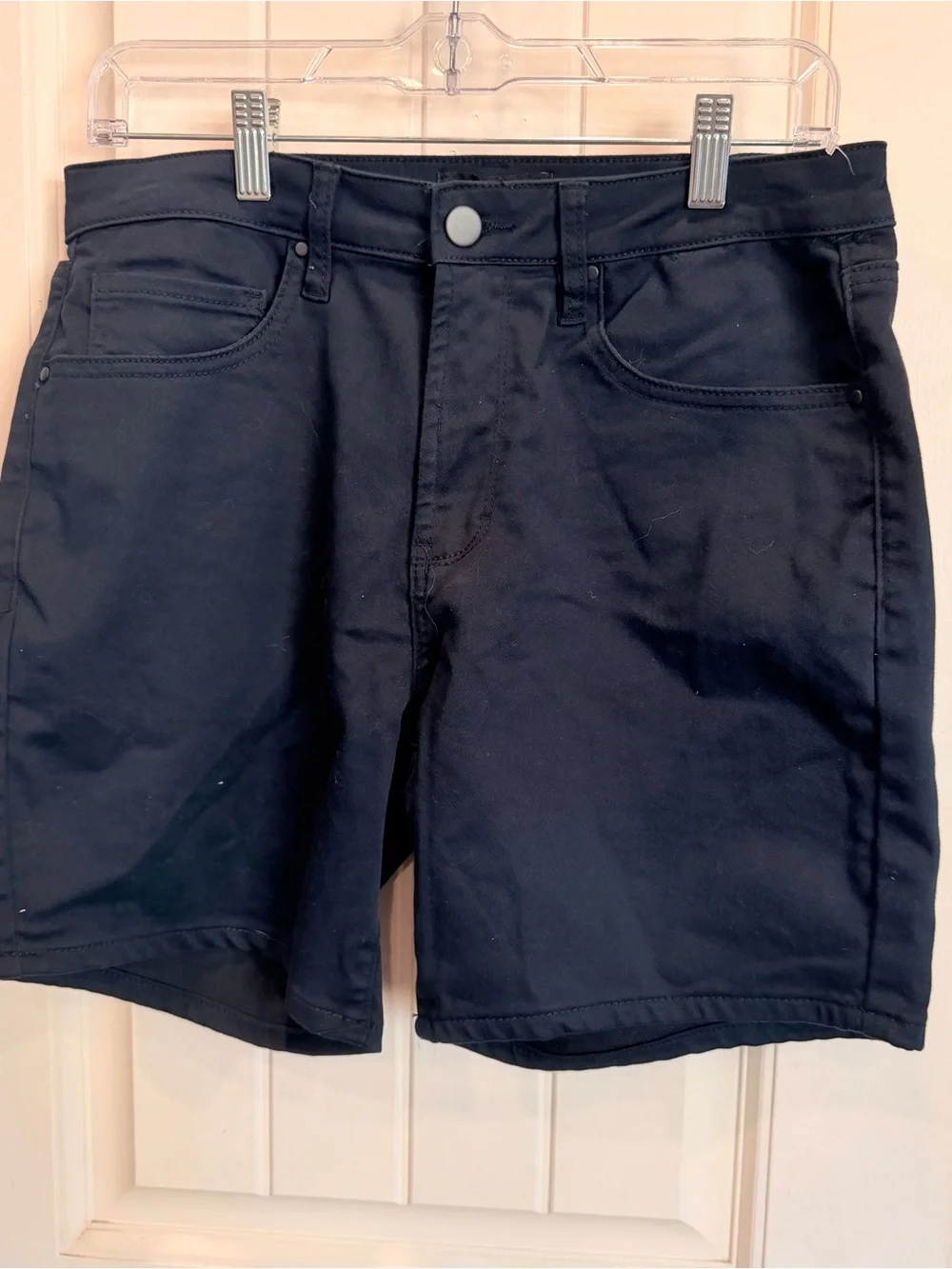 Caliville Men’s Navy Blue Stretch Chino Shorts Size M 32 Casual